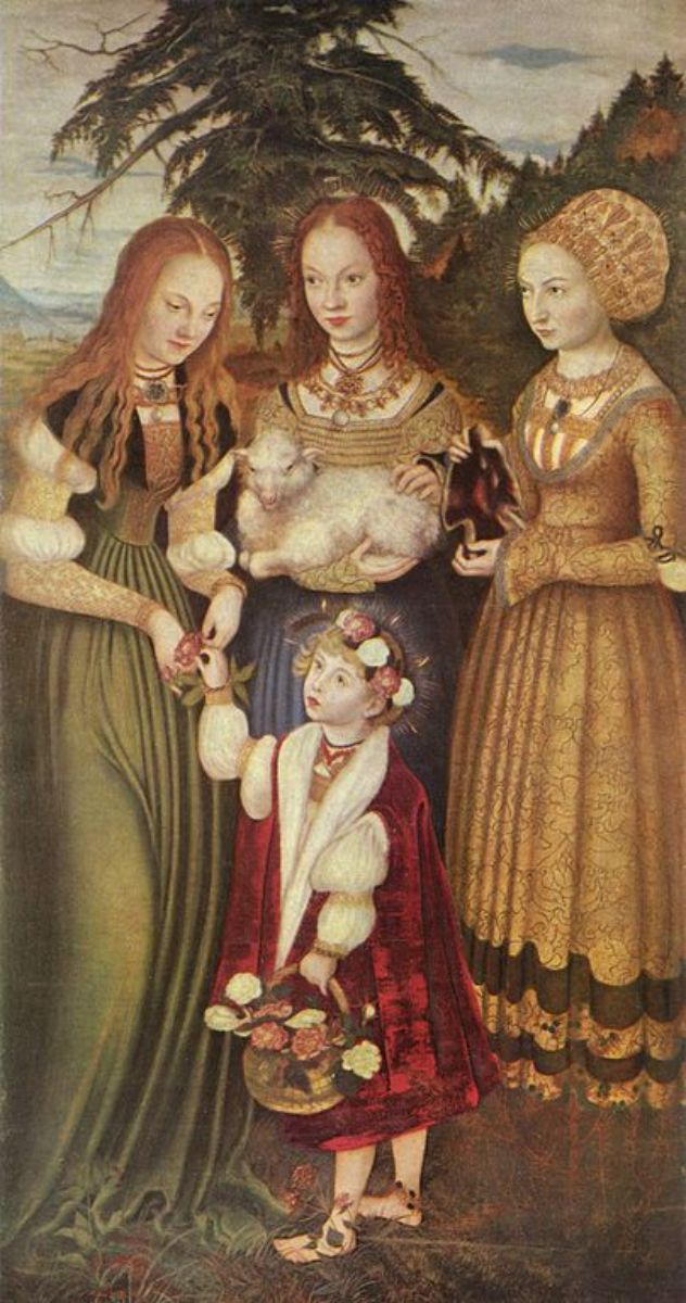 Saints Dorothea, Agnes and Kunigunde 