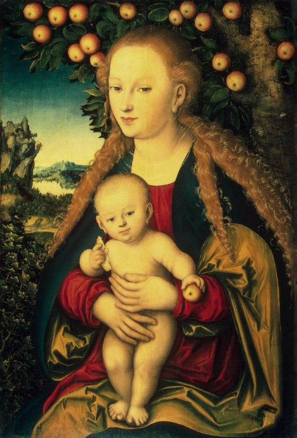 Virgin and Child under an Apple Tree 