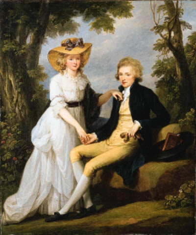 Portrait of Robert Stearne Tighe (1760-1835) of Mitchellstown, co. Westmeath, Ireland, and his wife Catherine 
