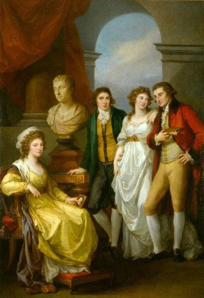 Family portrait of Catherine Petrovna Baryatinskiy 