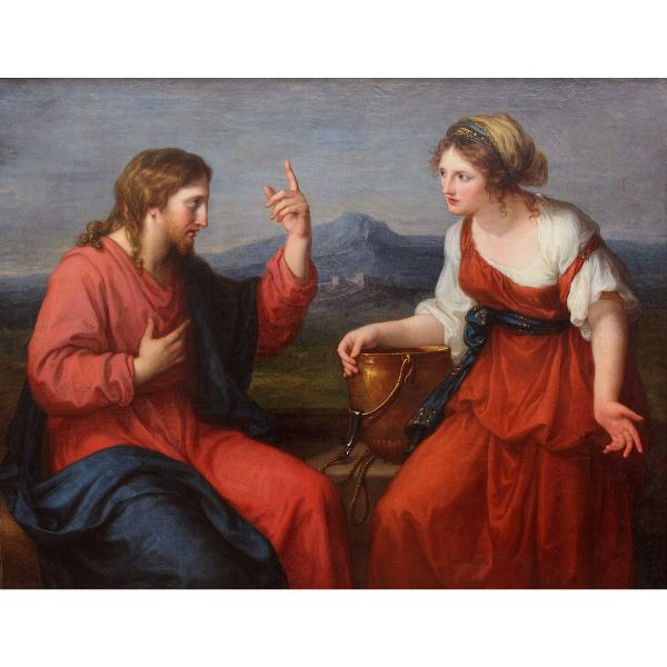Christ and the Samaritan woman at the well 