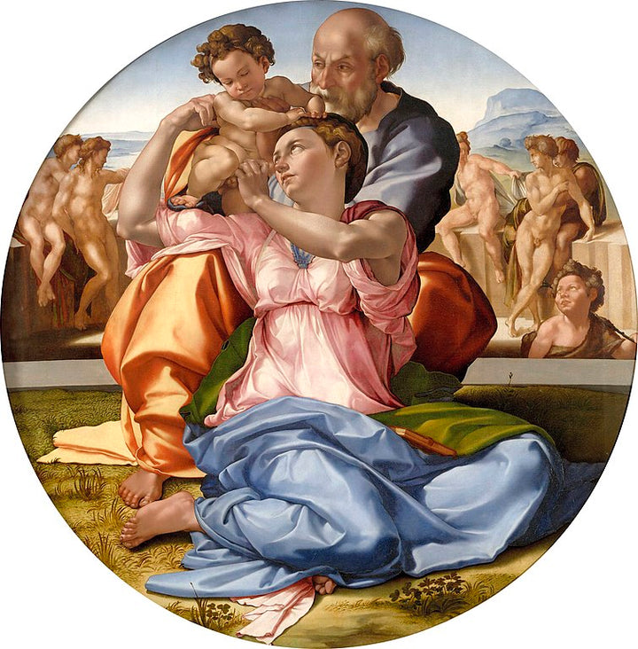Holy Family with the Infant St. John (Doni Tondo) 