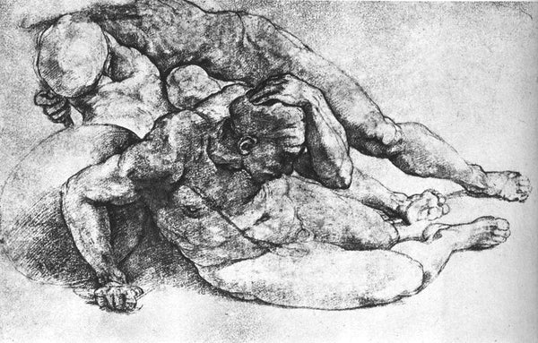 Two Figures (Study for The Last Judgement) 