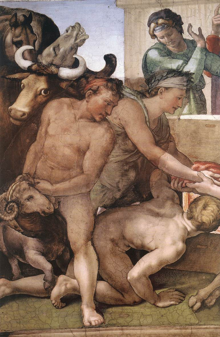 Sacrifice of Noah (detail-1) 1509 