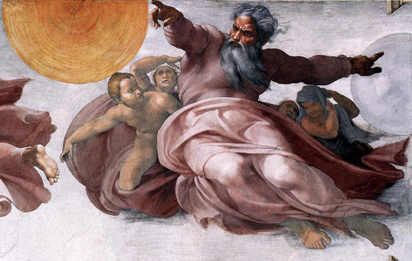 The Creation of the Heavens (detail) 1508-12 