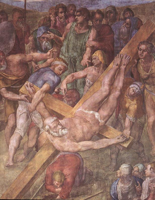 Martyrdom of St Peter (detail-1) 1546-50 