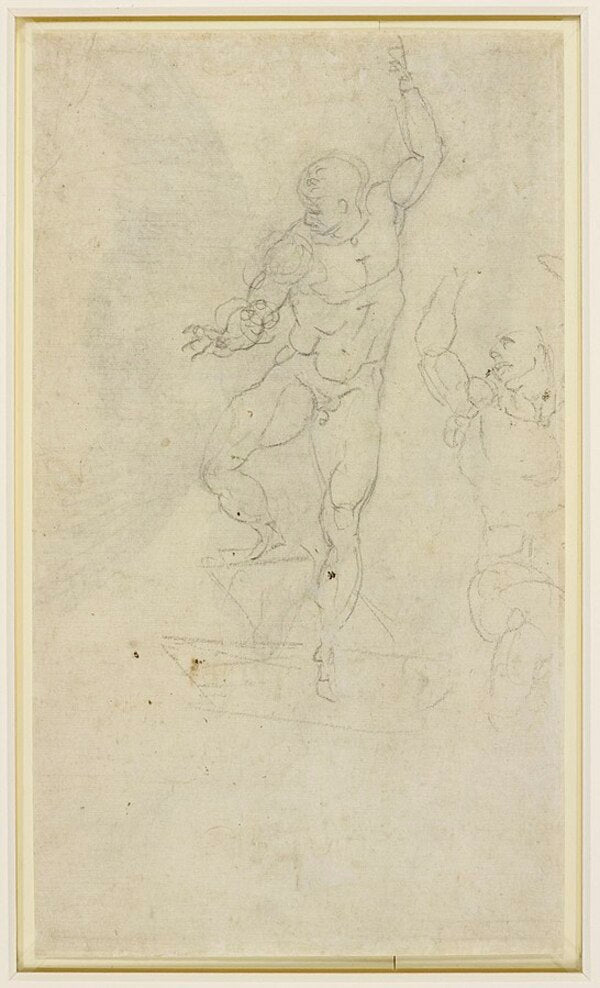 Study for a Risen Christ (verso) 