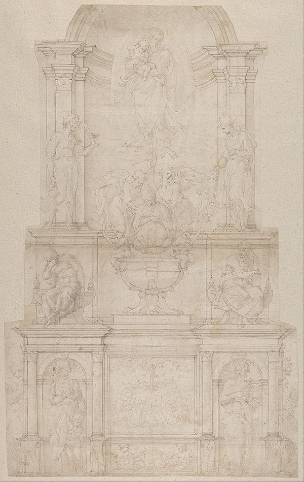 Project for a Wall Tomb for Pope Julius II 