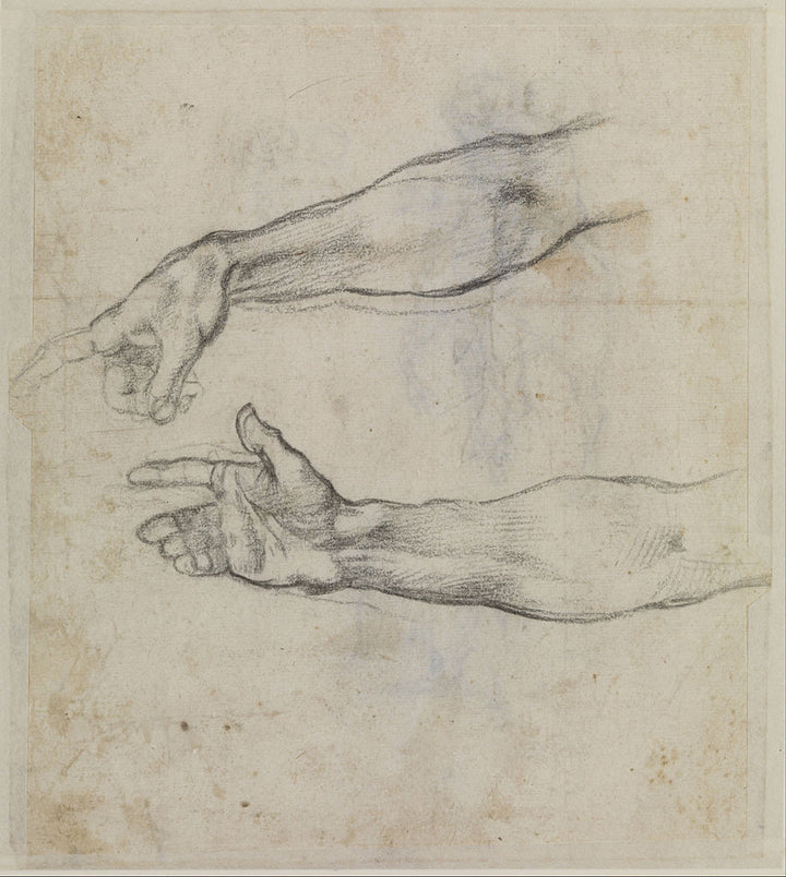 Two Studies of an Outstretched Right Arm (verso) 
