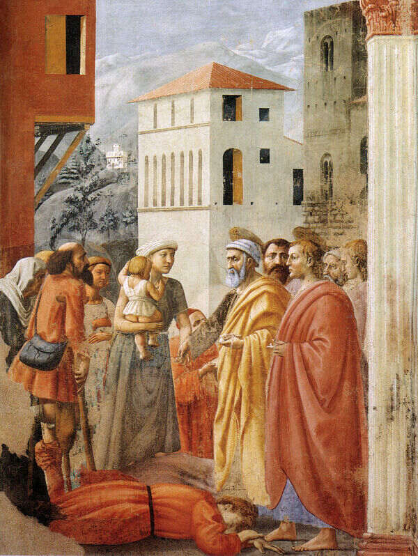 The Distribution of Alms and the Death of Ananias 