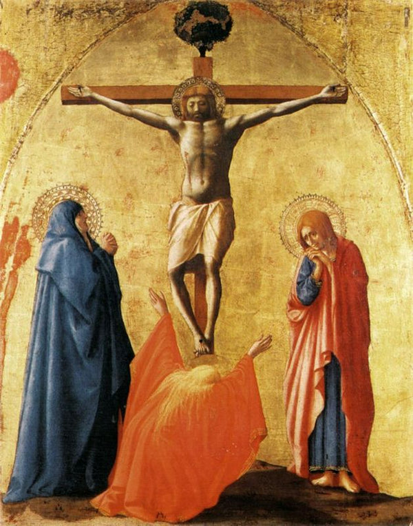 Pisa polyptych Crucifixion 