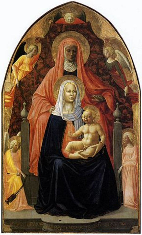 The Madonna and Child with Saint Anne 1424 