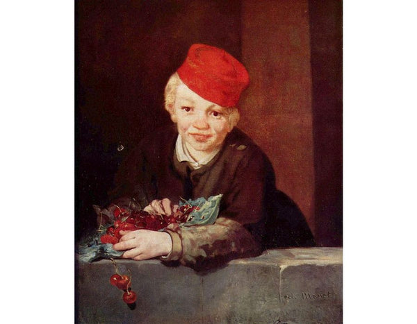 Boy with cherries 