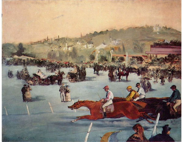 Racecourse In The Bois De Boulogne 