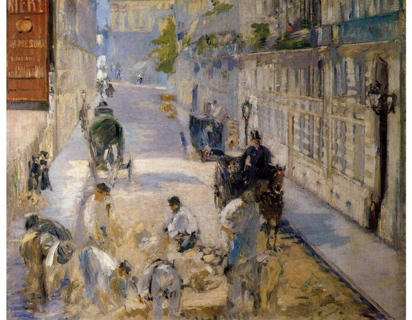 Rue Mosnier with Road Menders 