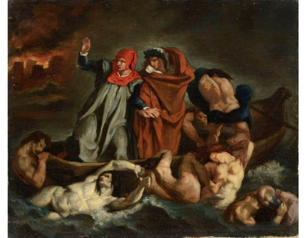 The Barque of Dante (after Delacroix) 