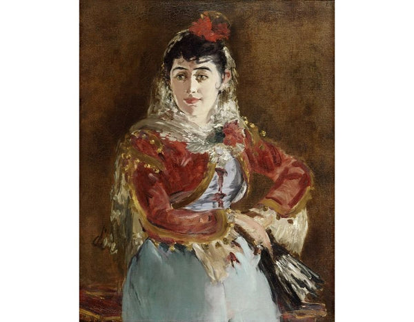 Portrait of Émilie Ambre in the role of Carmen 