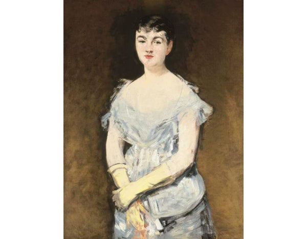 Portrait de Mademoiselle Isabelle Lemonnier (Jeune femme en robe du bal) 