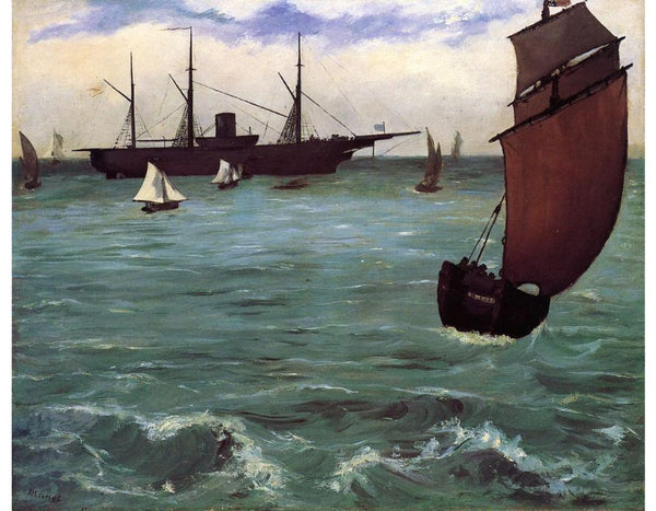 The Kearsarge at Boulogne 1864 