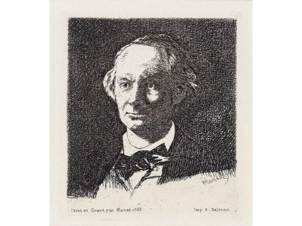 Charles Baudelaire, de face 