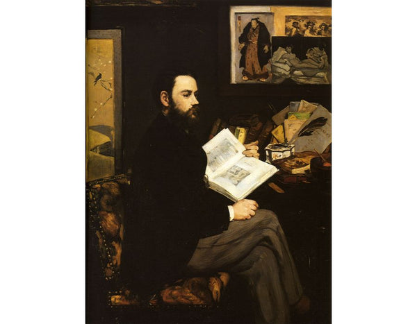 Portrait of Emile Zola 1868 
