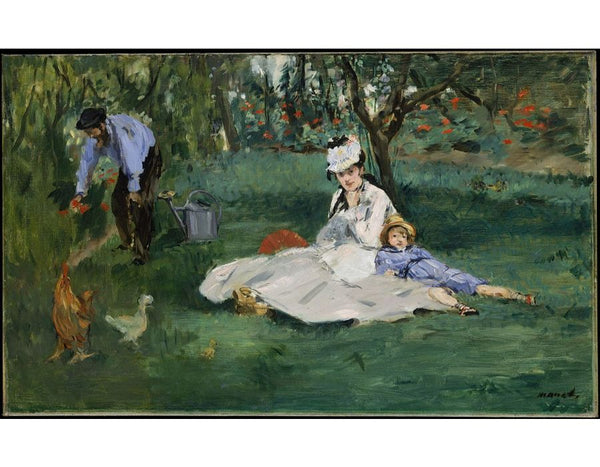 The Monet Family In The Garden 