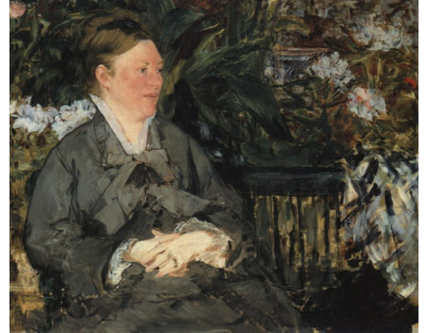 Madame Manet in the Conservatory 