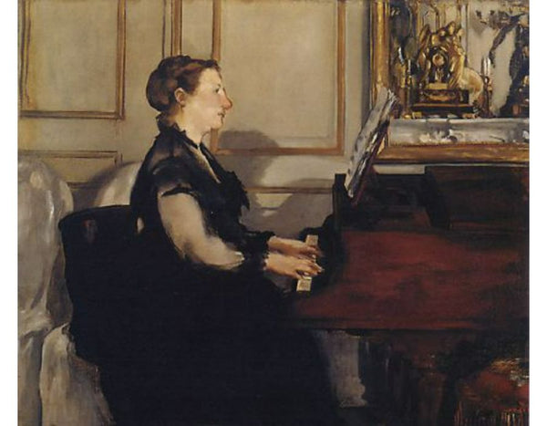 Madame Manet at the Piano 