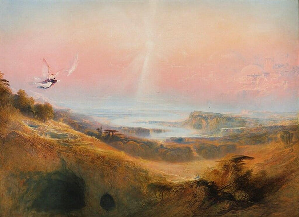 The Celestial City and River of Bliss Painting by John Martin