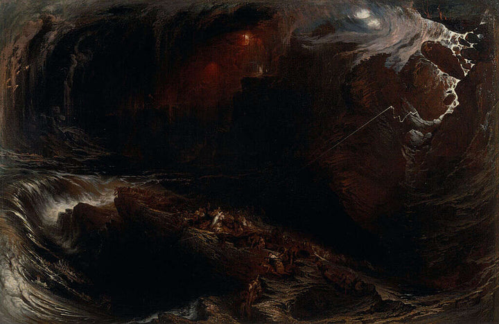 The Deluge 1834 Painting by John Martin