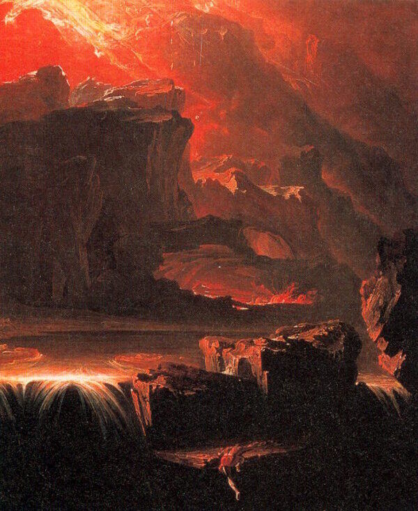 Sadak in Search of the Waters of Oblivion Painting by John Martin