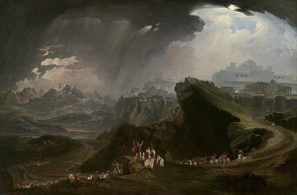 Joshua Commanding the Sun to Stand Still upon Gibeon 1816 Painting by John Martin