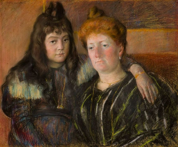 Madame Meerson And Her Daughter 