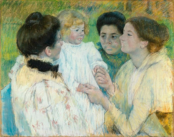 Women Admiring a Child, 1897 