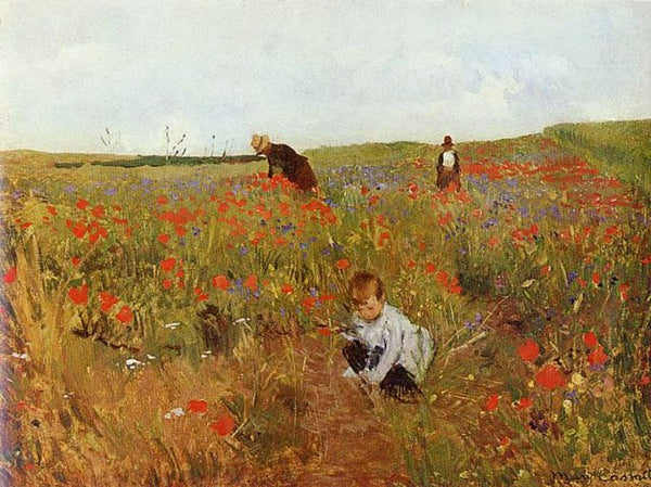 Poppies in a Field 1874-1880 