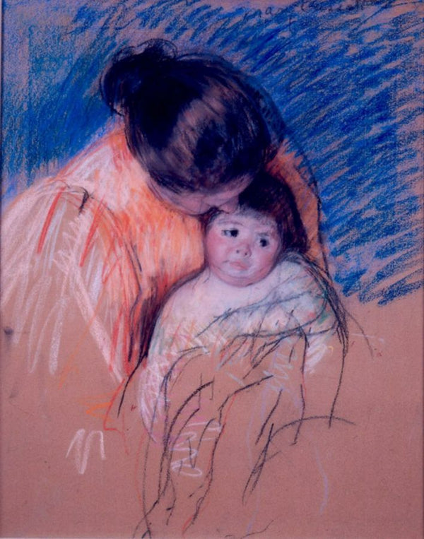 Sketch Of Mother Looking Down At Thomas 