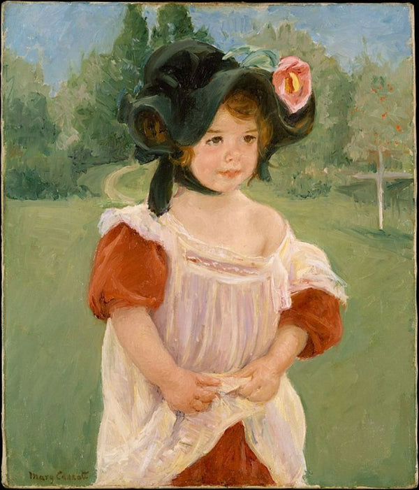 Spring Margot Standing in a Garden (Fillette dans un jardin) 1900 