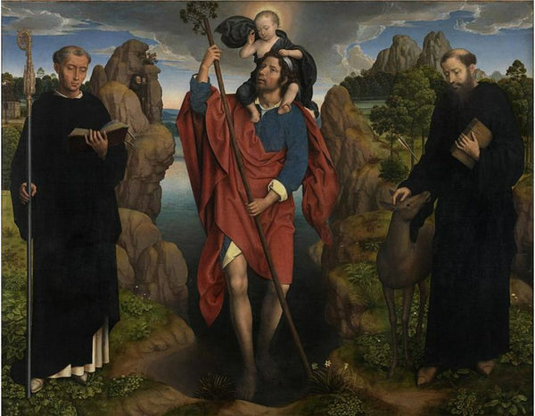 Triptych of the Family Moreel (central panel) 1484 