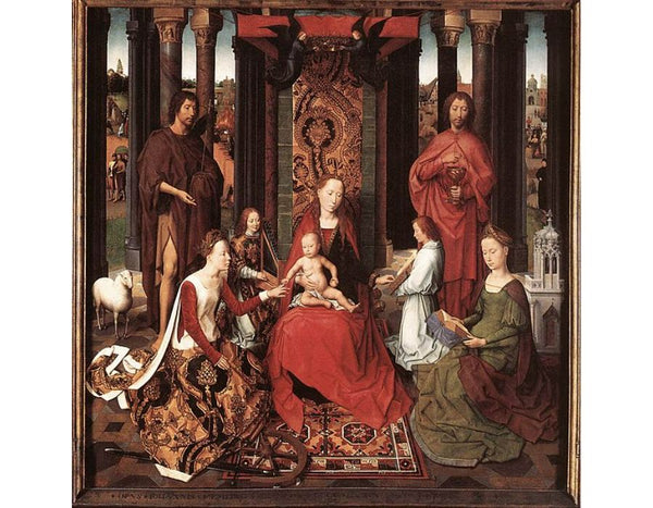 St John Altarpiece [detail: 6, central panel] 