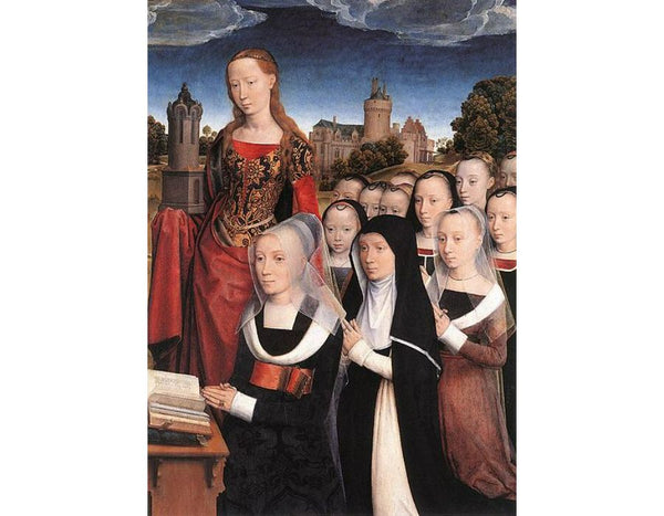 Triptych of the Family Moreel (detail) 1484 