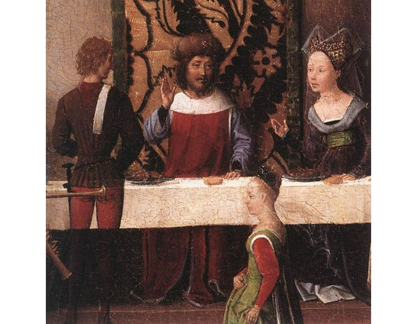St John Altarpiece [detail: 5, left wing] 