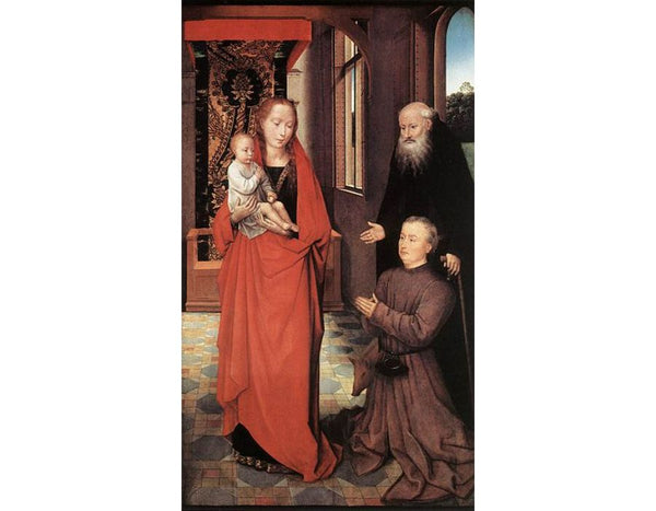 Virgin and Child with St Anthony the Abbot and a Donor 