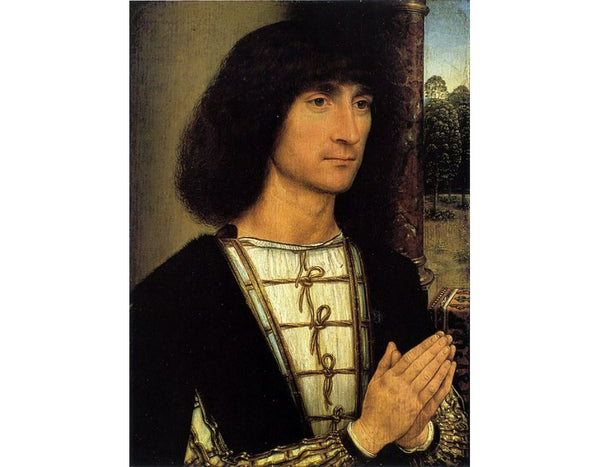 Portrait Of A Praying Man 1480-1485 