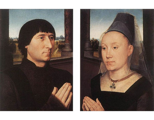 Portraits of Willem Moreel and His Wife c. 1482 