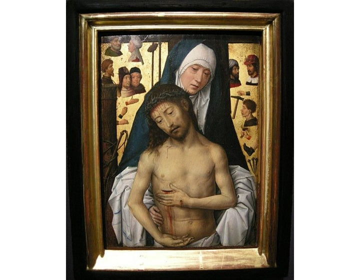 Ecce Homo in the arms of the virgin 