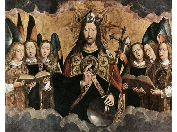 Christ Surrounded by Musician Angels 1480s 