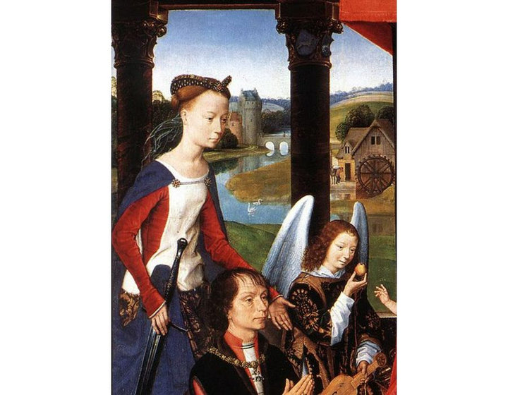 The Donne Triptych (detail-1) 1475 