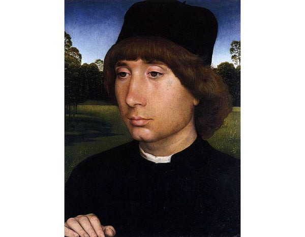 Portrait of a Young Man before a Landscape c. 1480 