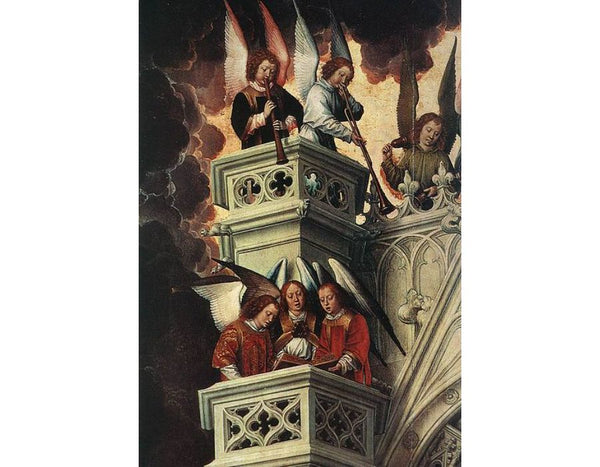 Last Judgment Triptych (detail-2) 1467-71 