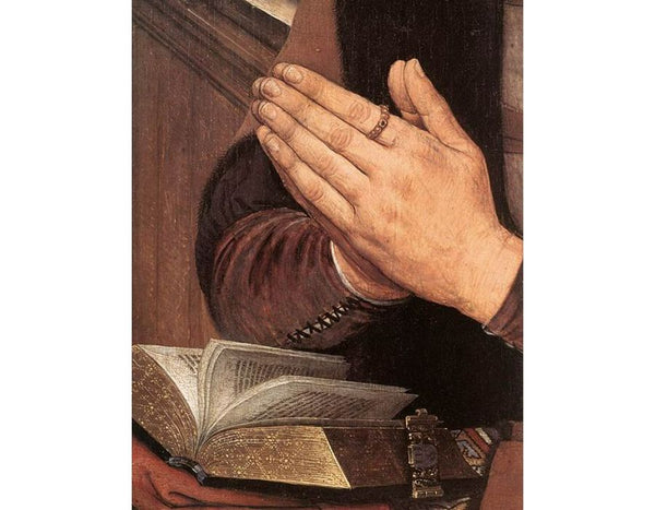 Diptych of Maarten Nieuwenhove (detail-2) 1487 